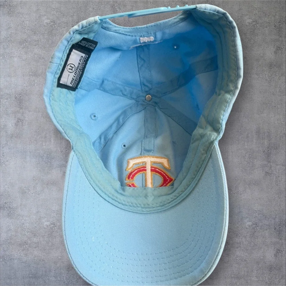 Melonwear Minnesota Twins Baseball Hat Light Blue Dairy Queen Promo Snapback SGA